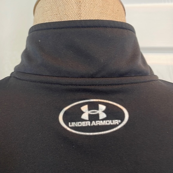 Under armour Heat gear loose long sleeve base layer top black YLG - Picture 5 of 7